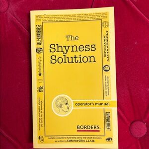 THE SHYNESS SOLUTION By Catherine Gillet 149 Pages NWOT